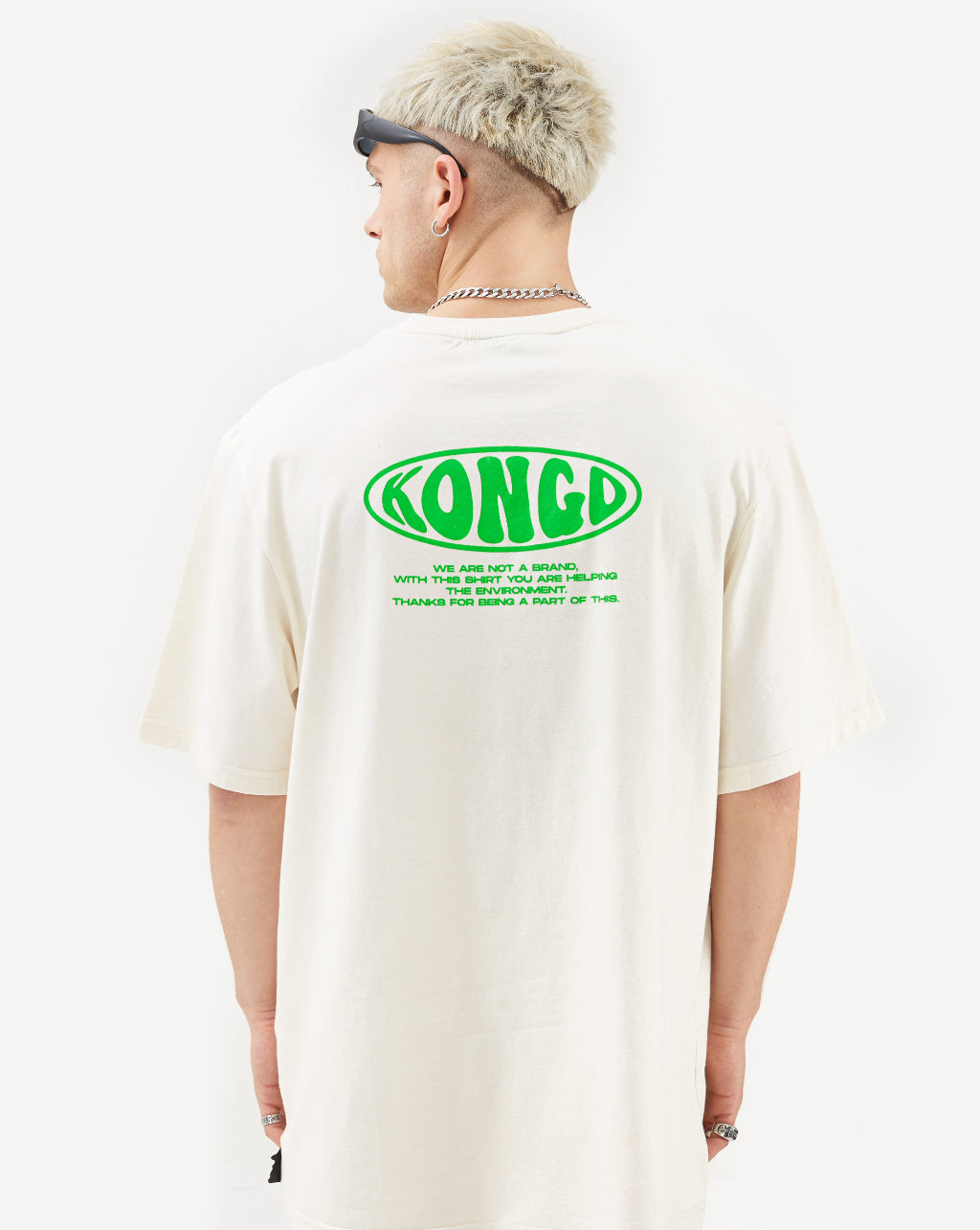 100% Cotton Round Neck Oversized EcoKongo T-Shirt- Gender Neutral