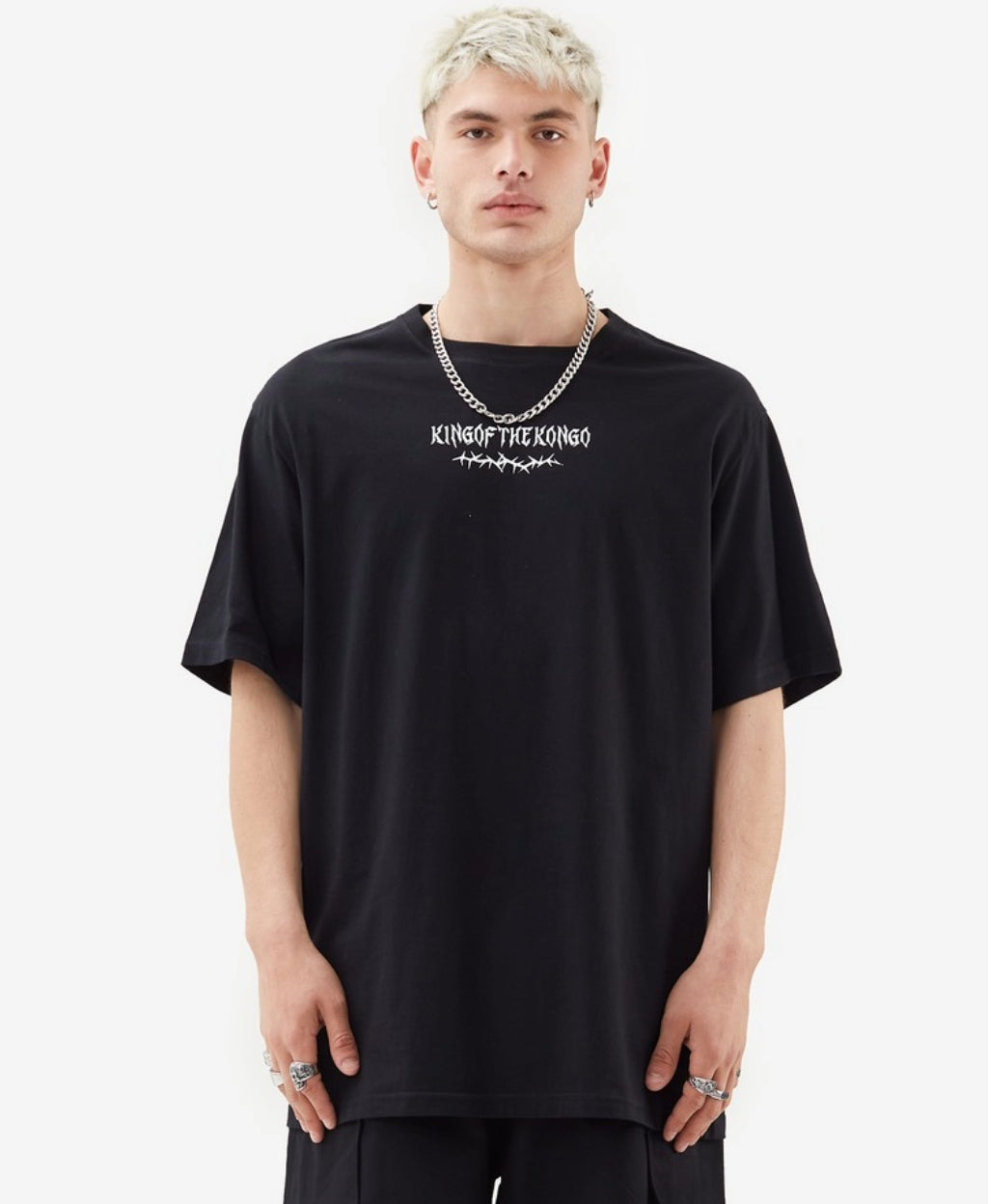 100% Cotton Round Neck Oversized GoodLuck T-Shirt- Gender Neutral