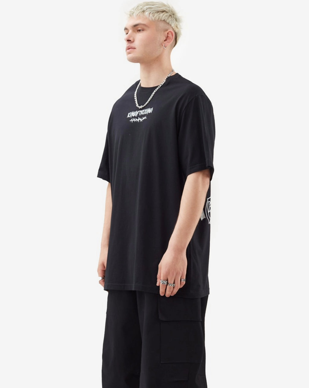 100% Cotton Round Neck Oversized GoodLuck T-Shirt- Gender Neutral