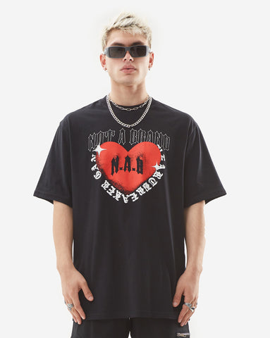 100% Cotton Round Neck Oversized HeartBreaker T-Shirt- Gender Neutral