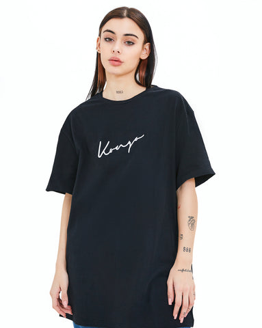 100% Cotton Round Neck Oversized Essential black T-Shirt- Gender Neutral