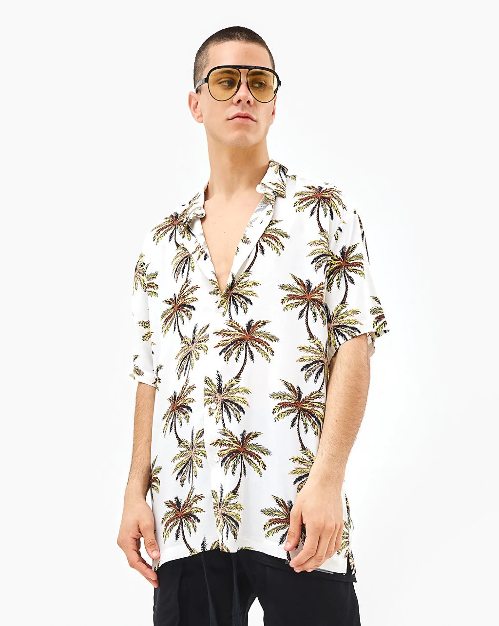Short Sleeve loose fit Coconut Shirt- gender neutral